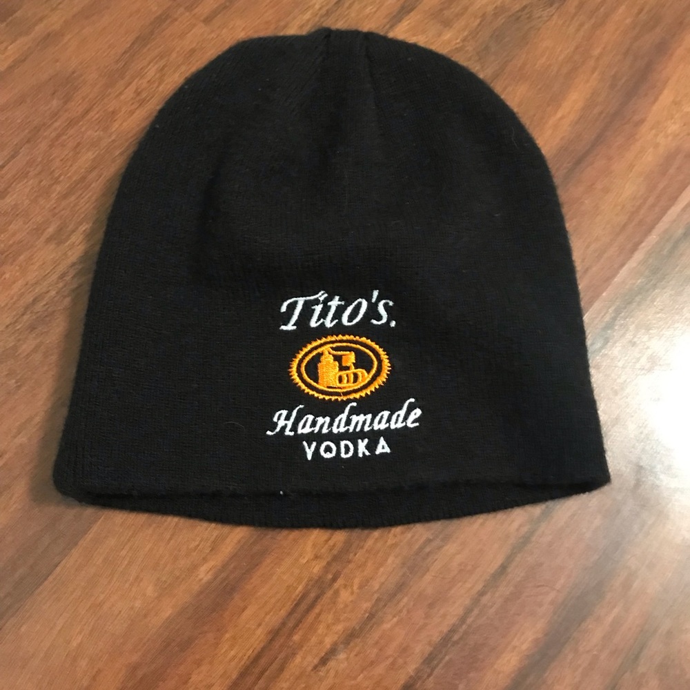 Tito’s vodka skull cap